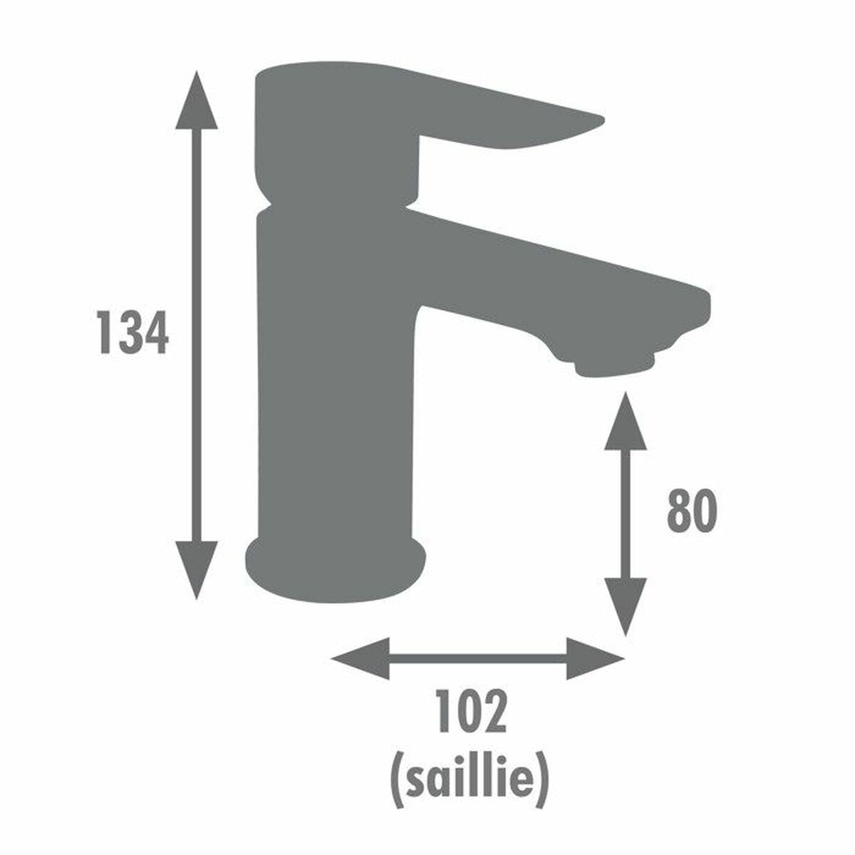 Edouard Rousseau Mitigeur Edouard Rousseau Milk Graphite