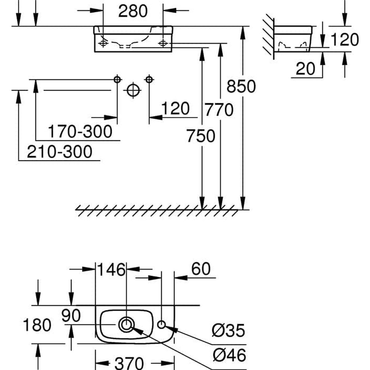 Grohe Lavabo Grohe 3932700H