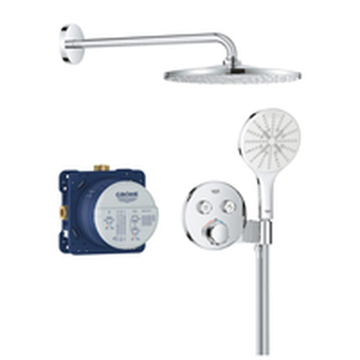 Grohe Colonne De Douche Grohe Gris 31 Cm