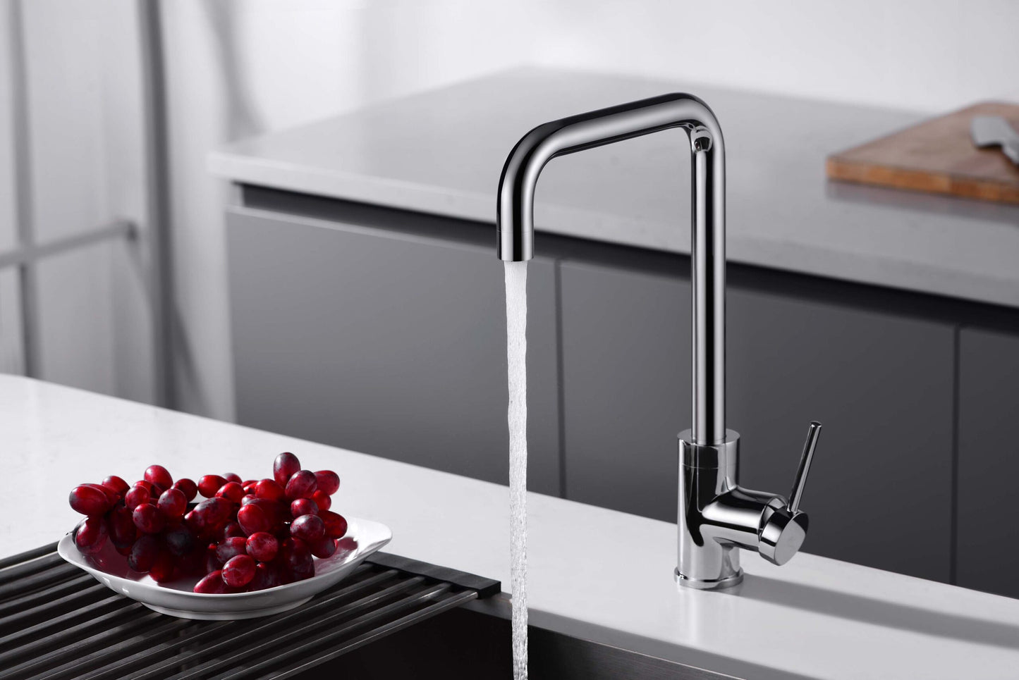 Mitigeur cuisine IMEX Loira Chrome en ambiance