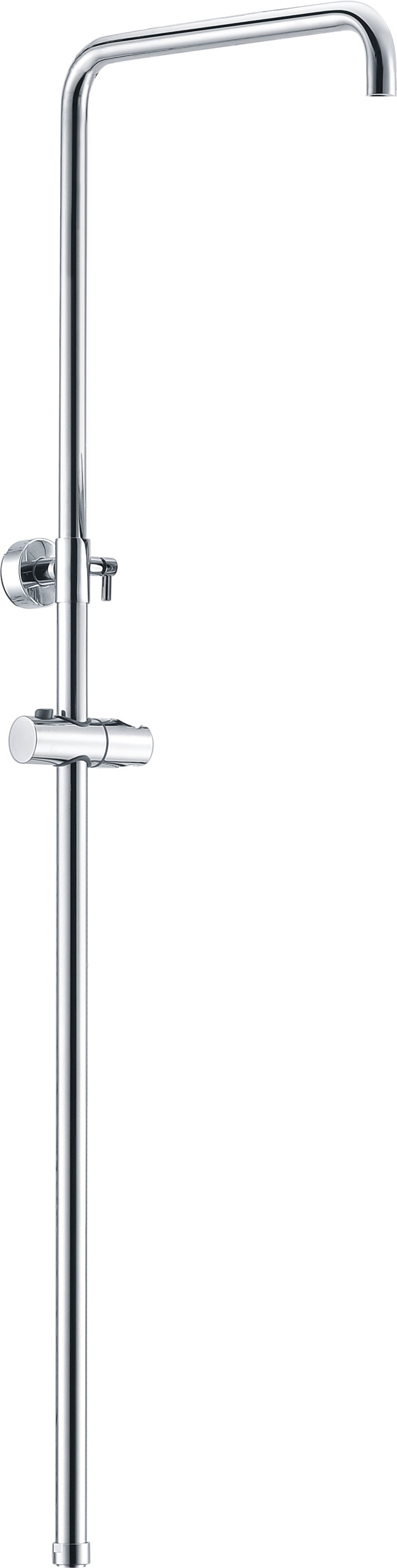 Barre de douche ronde IMEX 85–125 cm Chrome