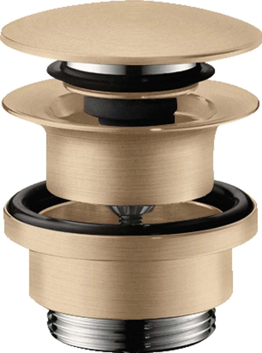 Bonde lavabo Hansgrohe Push-Open bronze brossé 50100140