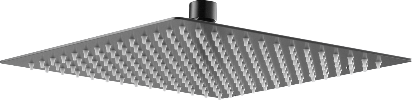 Pommeau carré IMEX 20 x 20 cm Black Gun Metal