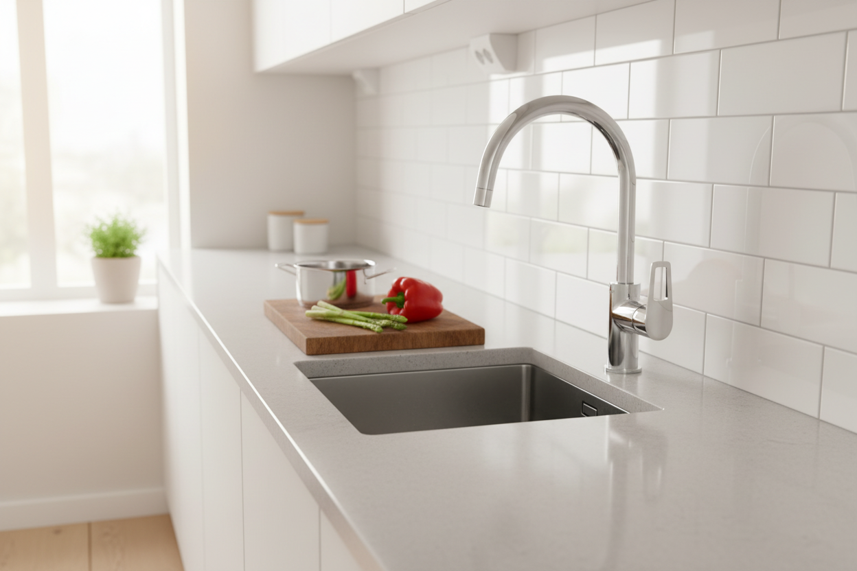 Mitigeur Grohe BauLoop dans cuisine moderne
