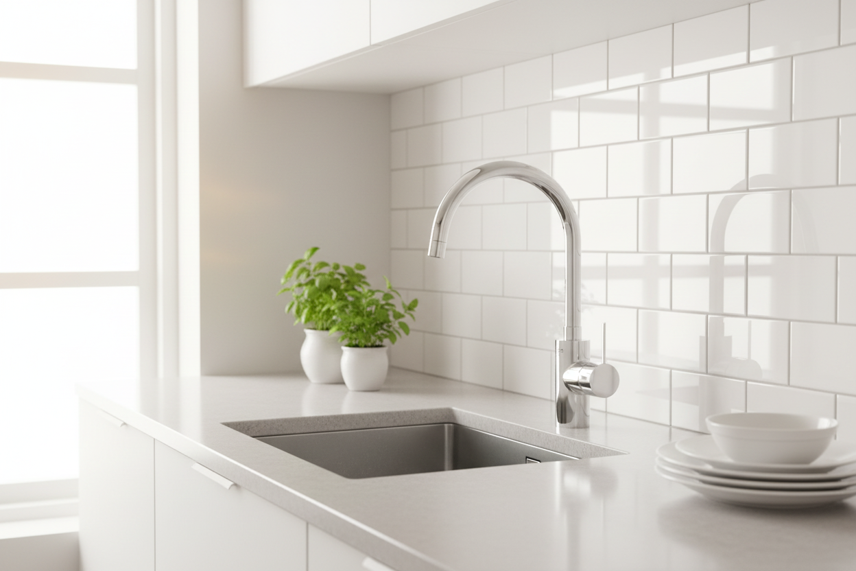 Mitigeur Grohe Feel dans cuisine