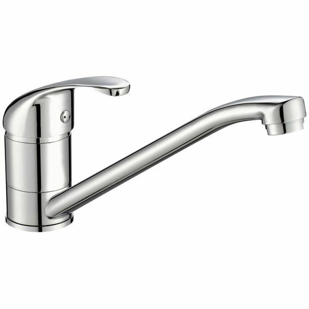 Rousseau Mitigeur Rousseau Gris Chrome Métal Acier Inoxydable Laiton
