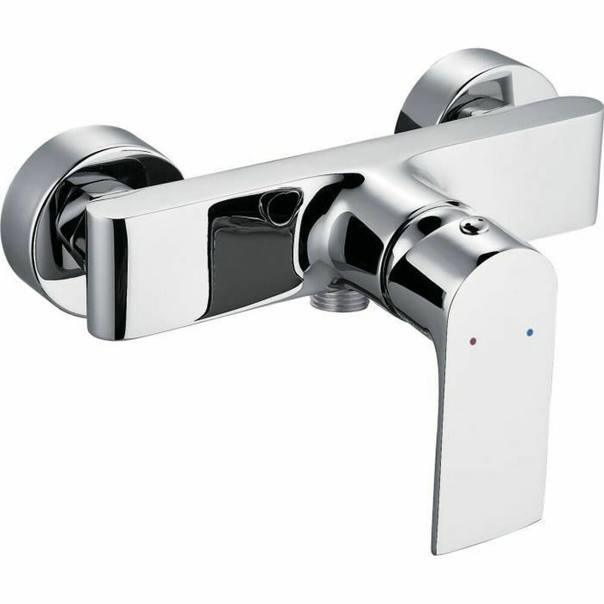Rousseau Mitigeur De Douche Rousseau Northern Gris Métal 150 Cm 150 Mm 13 X 10 X 21 Cm
