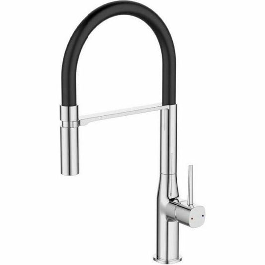 Rousseau Mitigeur Rousseau Køben Gris Acier Inoxydable Laiton