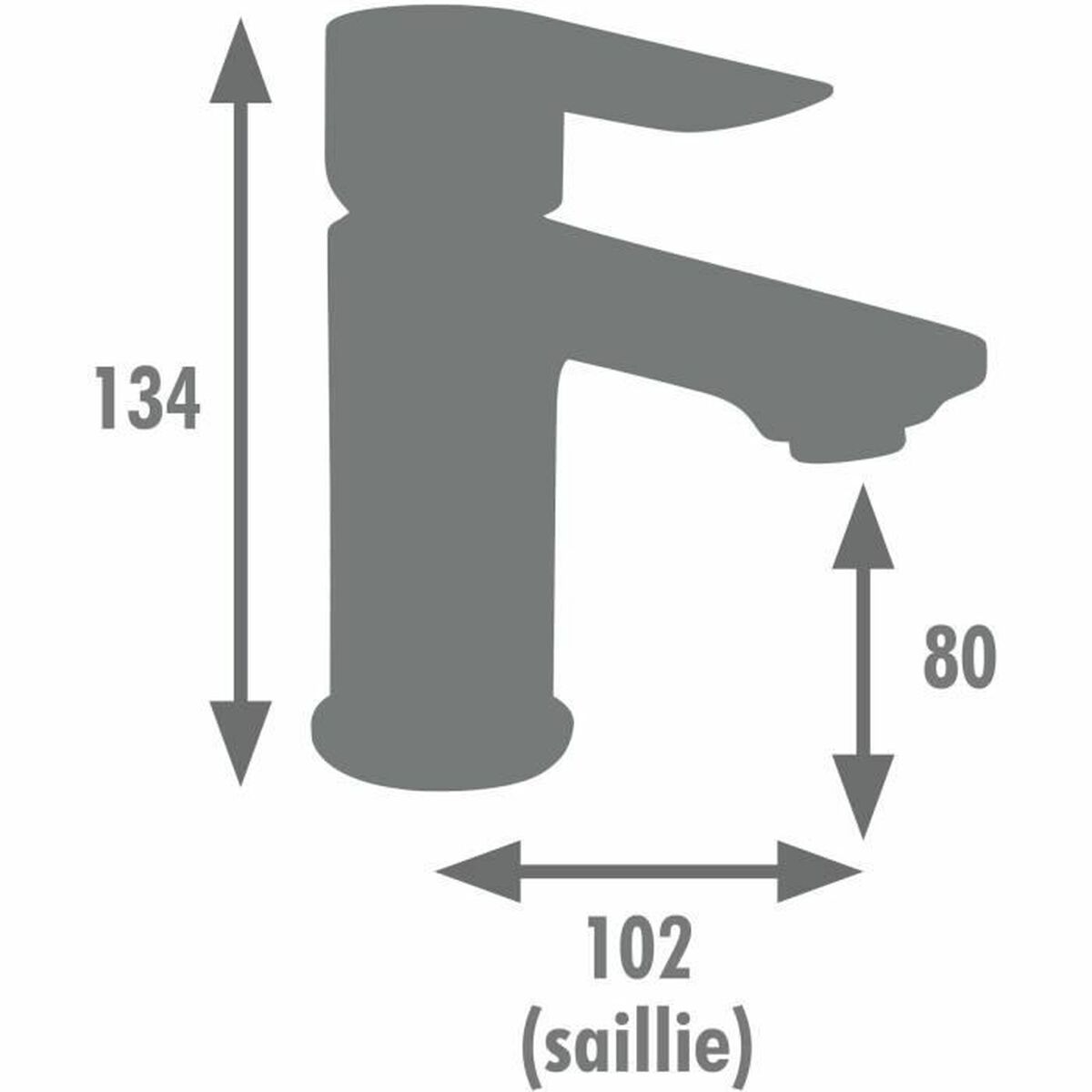 Edouard Rousseau Mitigeur Edouard Rousseau Milk Graphite