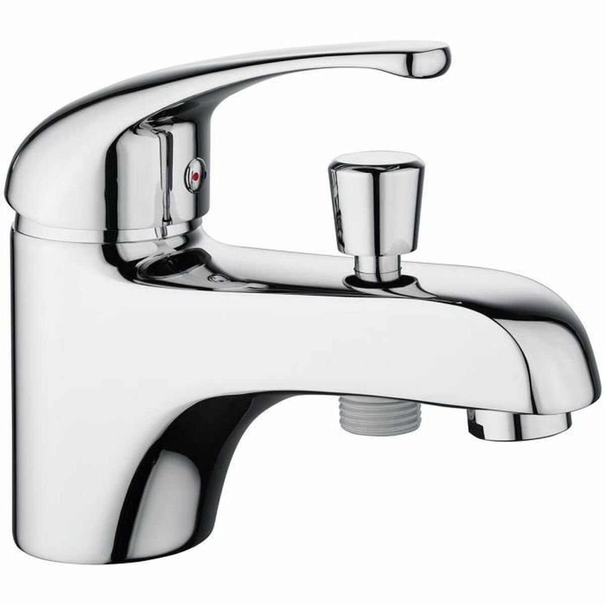 Rousseau Mitigeur De Douche Rousseau Fira Blanc Chrome 12 X 14 X 21 Cm