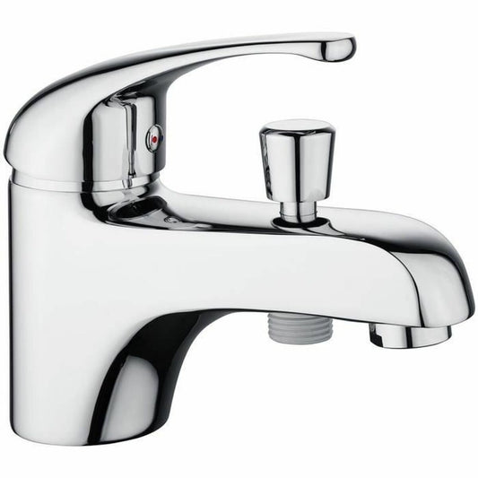 Rousseau Mitigeur De Douche Rousseau Fira Blanc Chrome 12 X 14 X 21 Cm