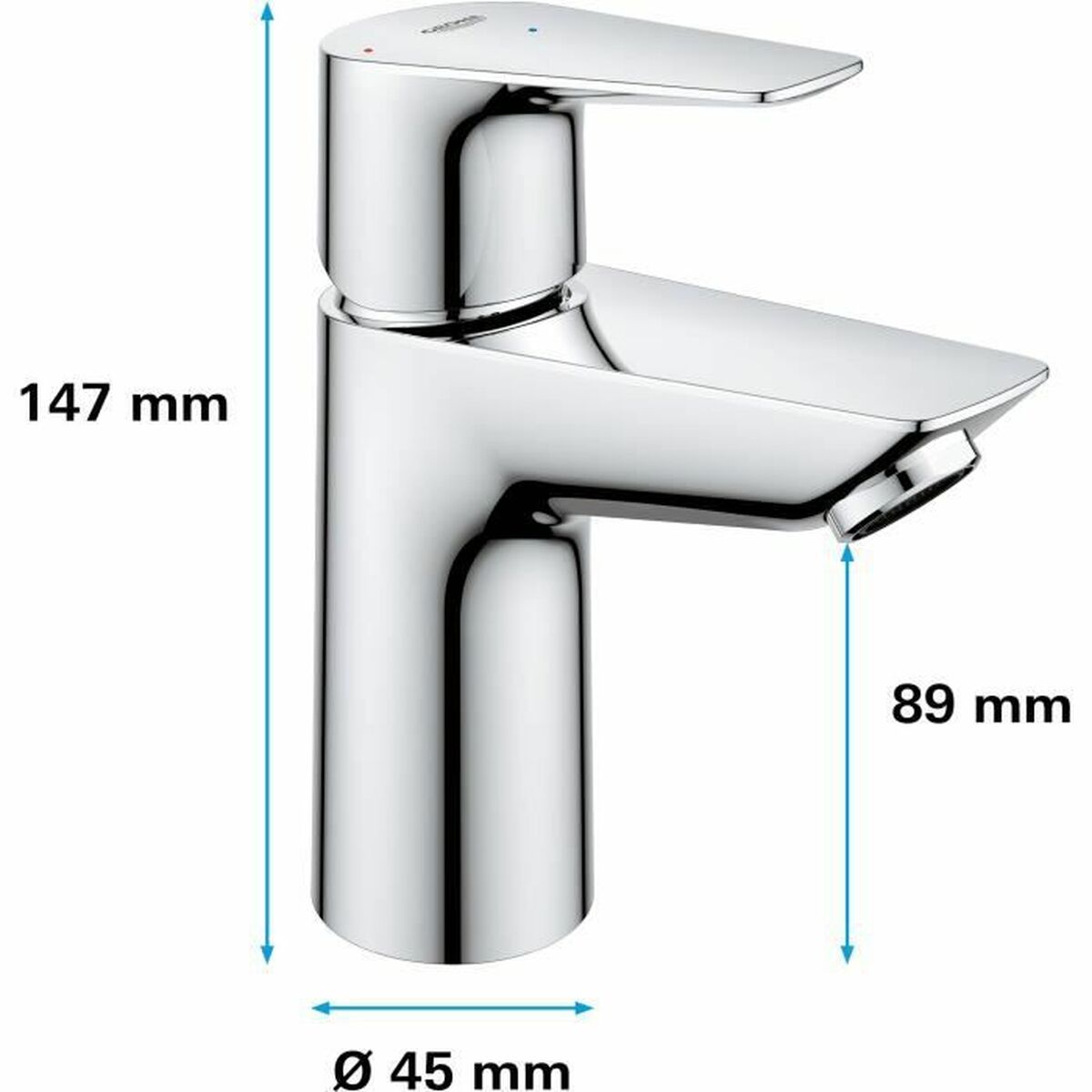Grohe Mitigeur Grohe Start Edge Métal