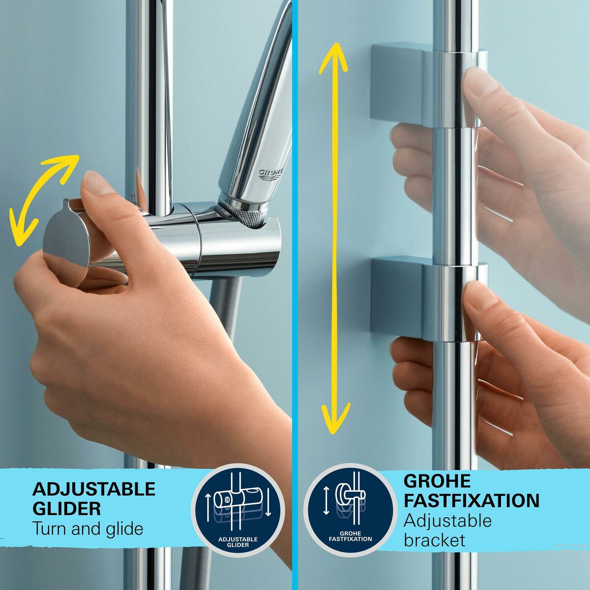 Grohe Colonne De Douche Grohe Vitalio Comfort 110 26398001 Métal