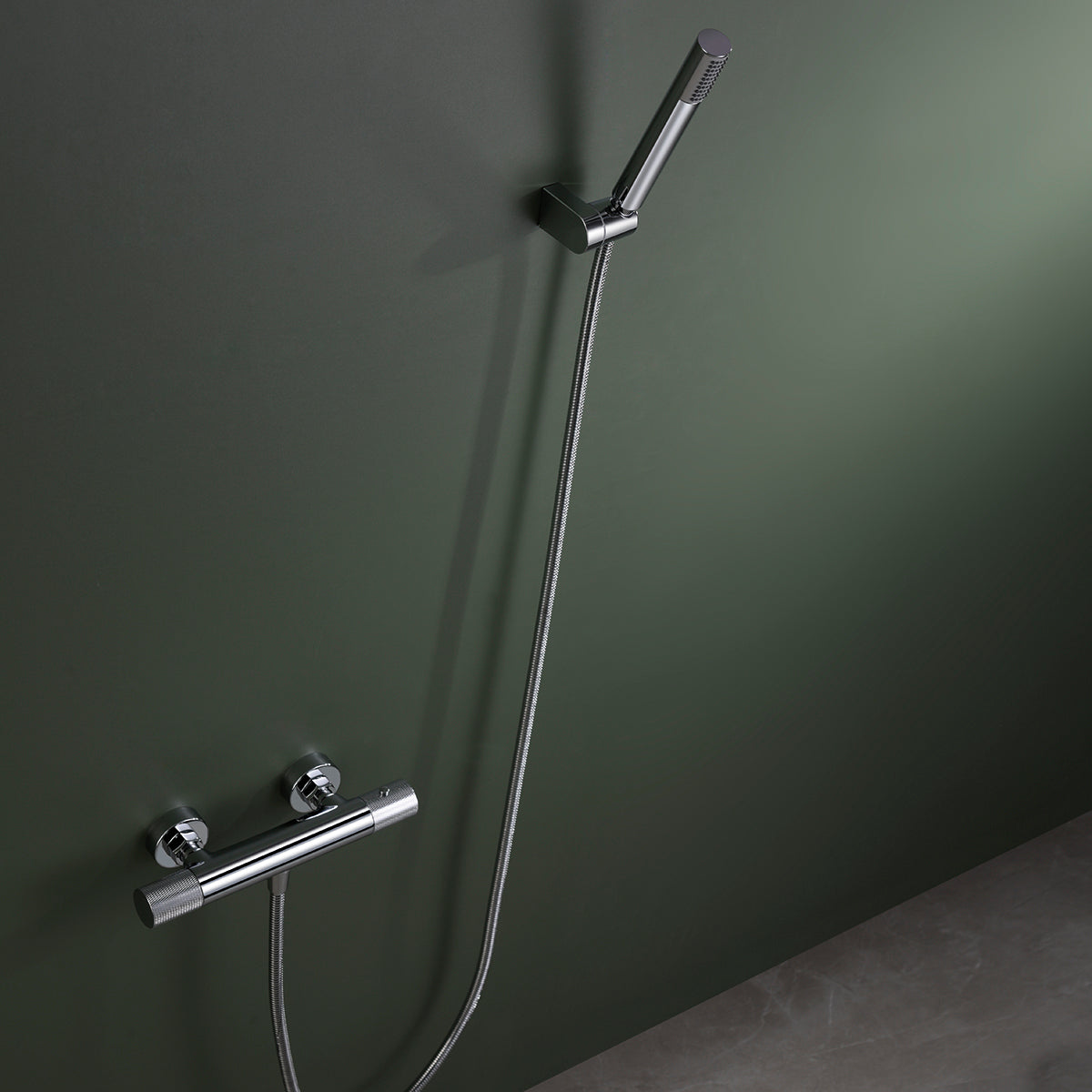 Kit douche thermostatique IMEX Line Chrome en ambiance