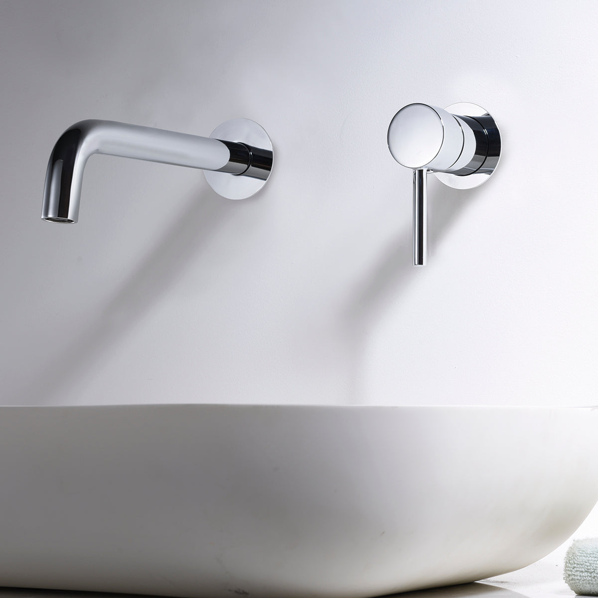 Mitigeur lavabo encastré IMEX Etna Chrome en ambiance