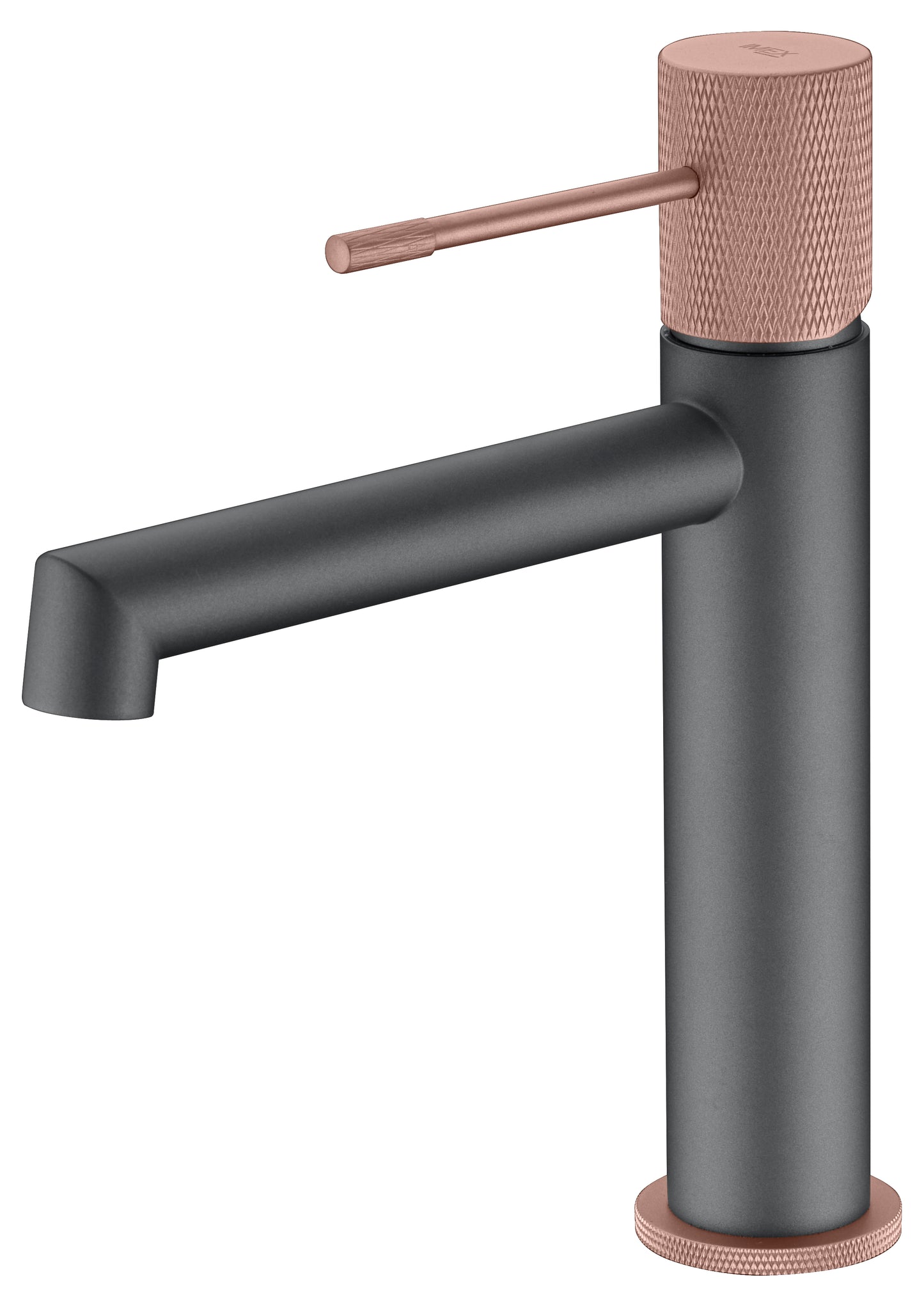Mitigeur lavabo IMEX Line finition gris mat champagne - BDD038-1GC