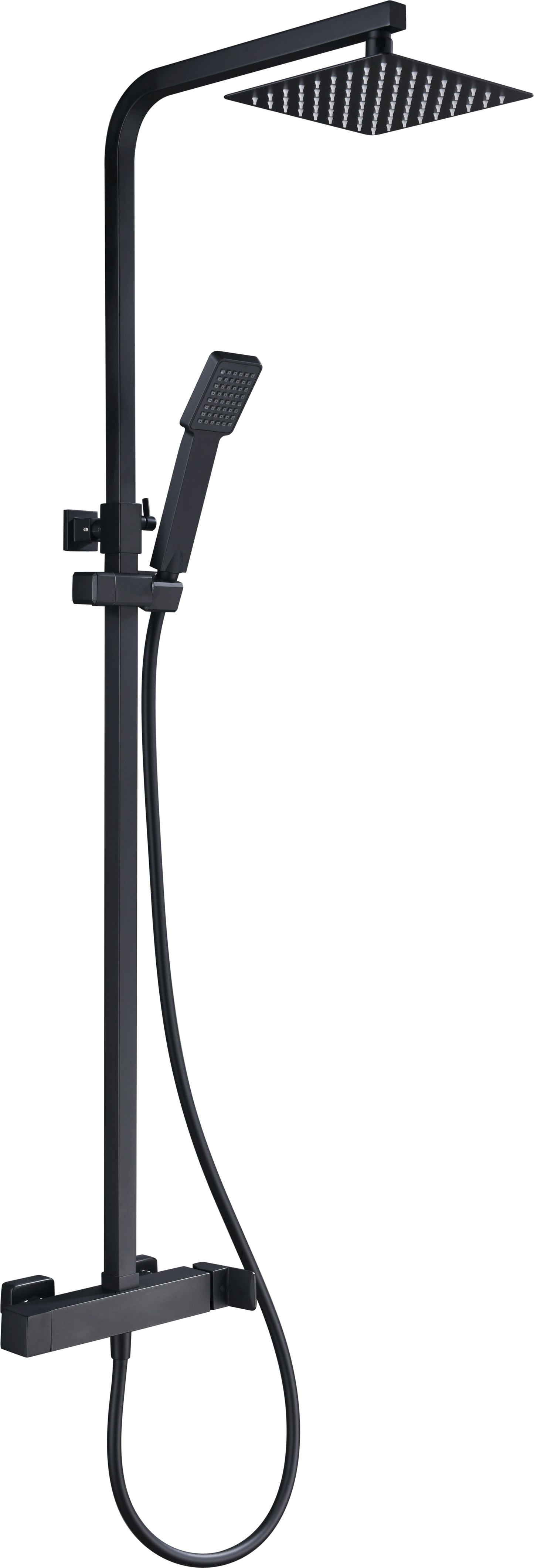 Colonne de douche IMEX Fiyi finition noir mat - BDF016/NG
