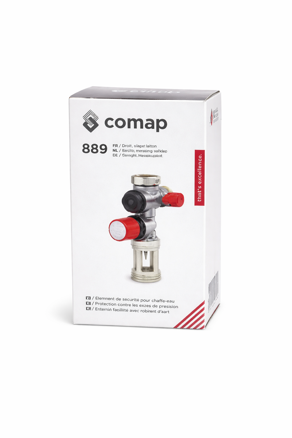 Groupe de sécurité COMAP 889 - 3/4" pour chauffe-eau électrique