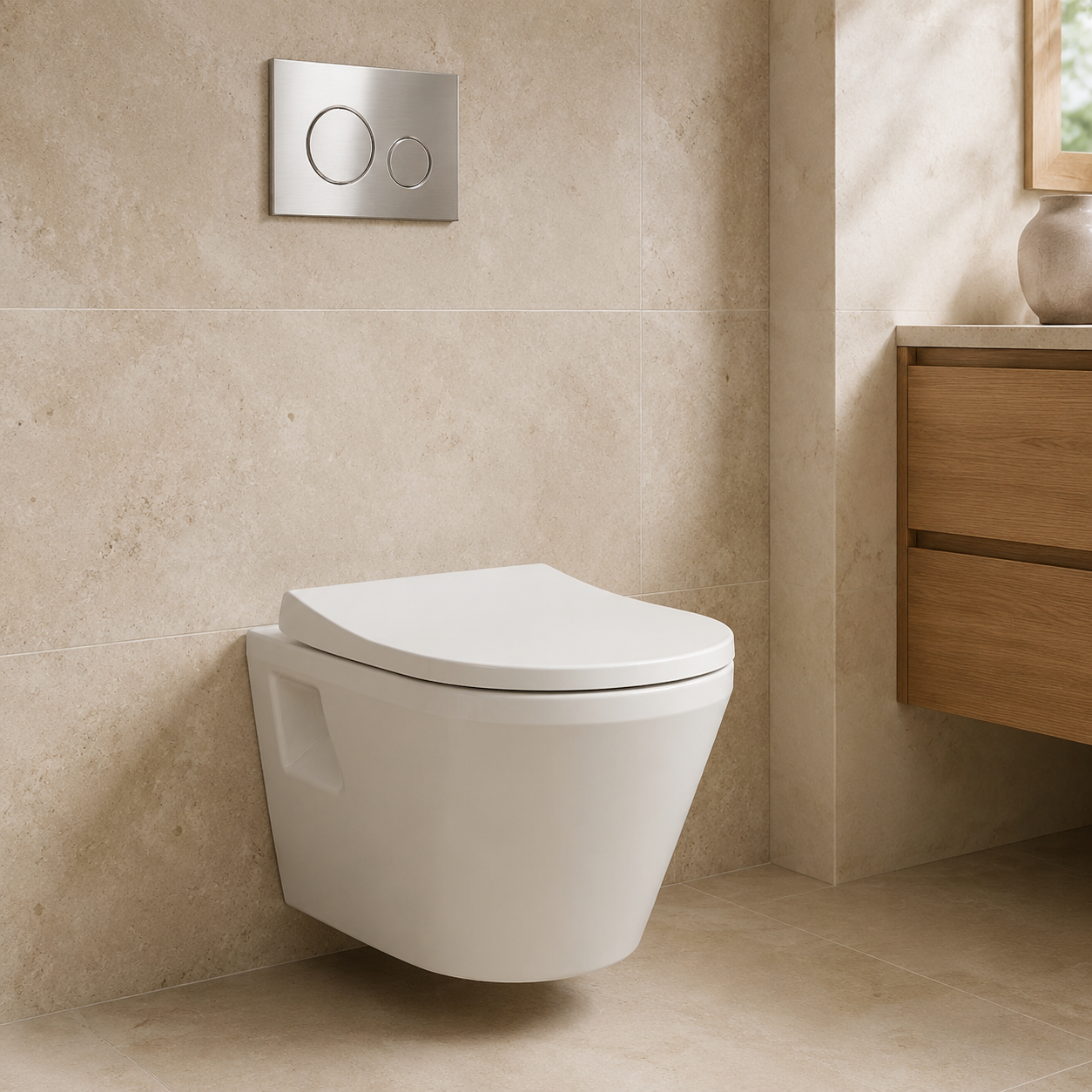 Pack WC suspendu VitrA Integra avec bride 54 cm – 7063B003-6170