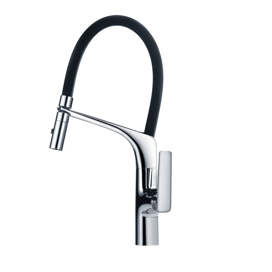 Mitigeur cuisine IMEX Lanzarote Chrome et Noir mat