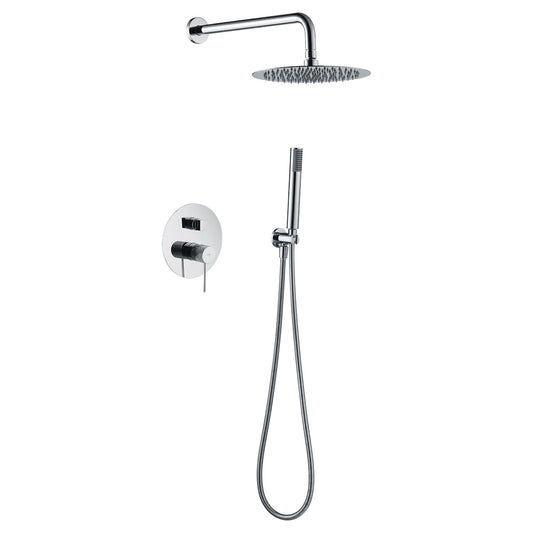 Ensemble de douche encastré IMEX Line finition chrome - GPD038