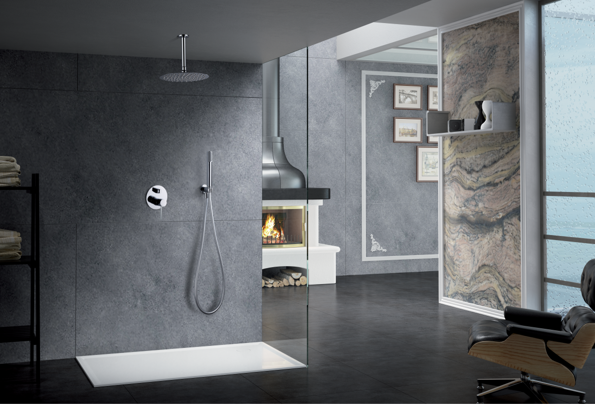 Photo d'ambiance IMEX Milos Stick finition chrome - GPMS045