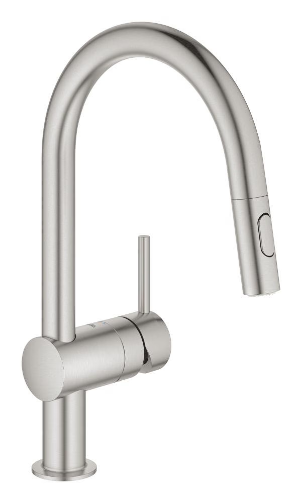 Mitigeur évier GROHE Concetto SuperSteel 32661DC3 - photo produit