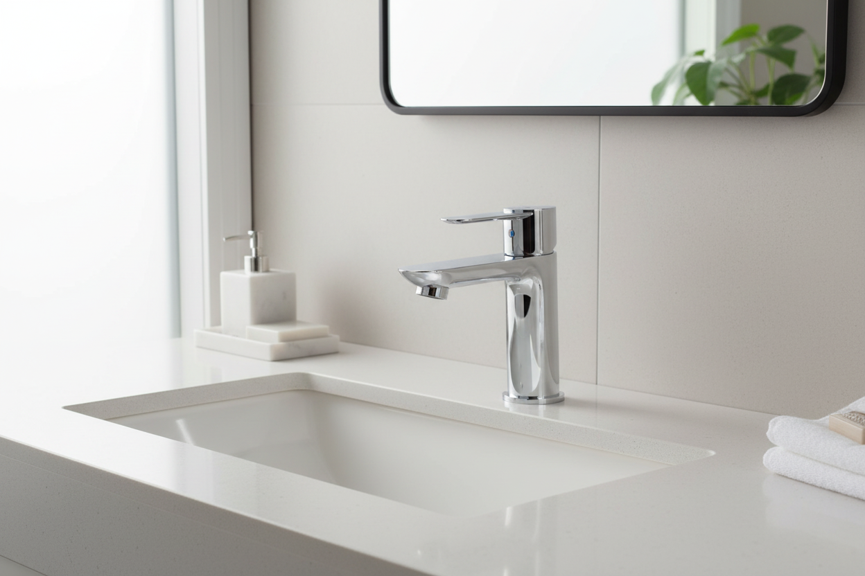 Mitigeur Lavabo Grohe Start QuickFix Taille S Chromé - Installation Rapide
