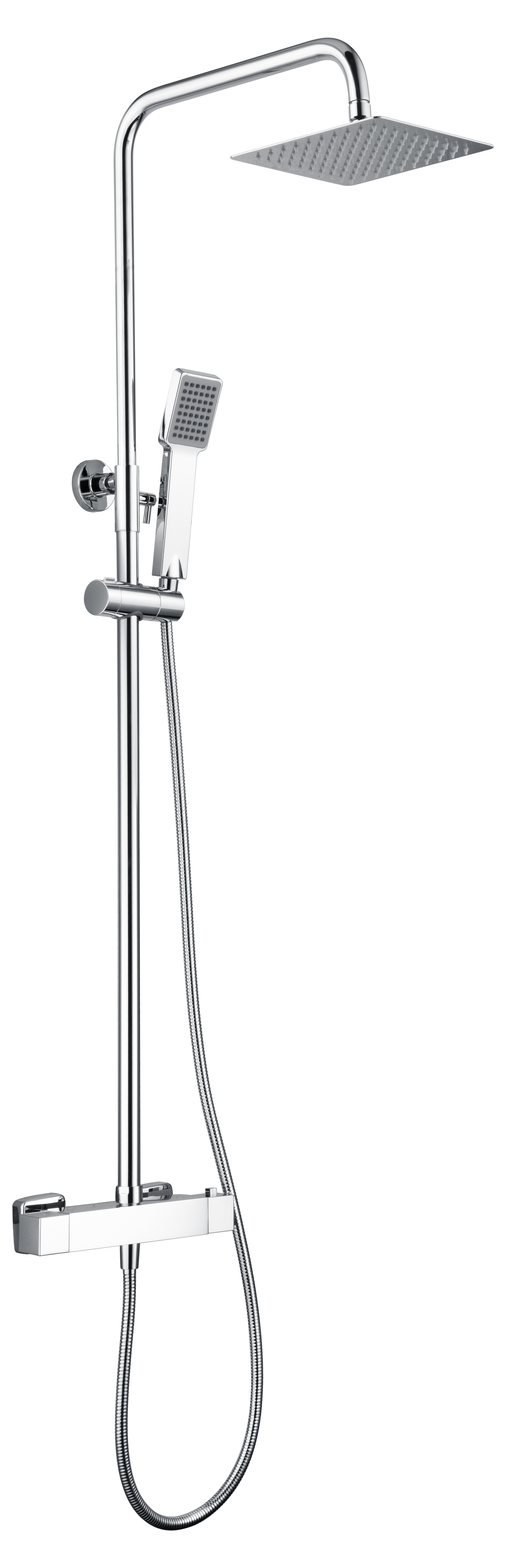 Colonne de douche thermostatique IMEX Art chromée BTAR025