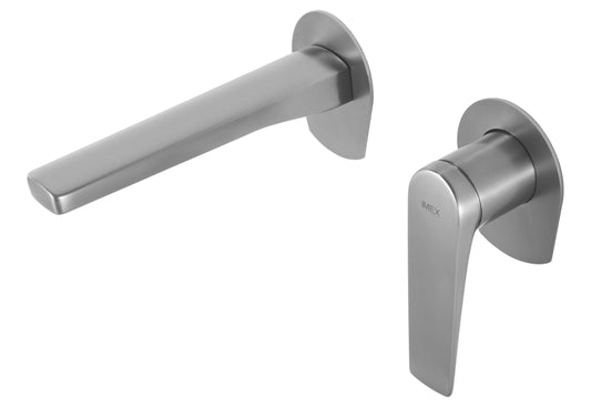 Mitigeur lavabo encastré IMEX Delos Acier inoxydable 316