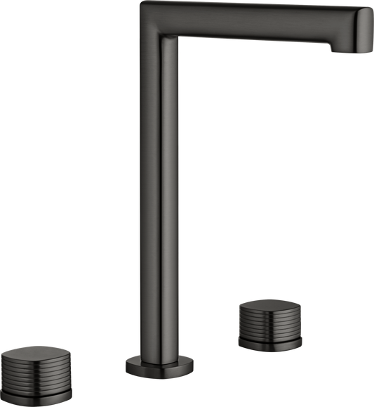 Mélangeur lavabo haut IMEX Firenze Black Gun Metal BAF065/BGM