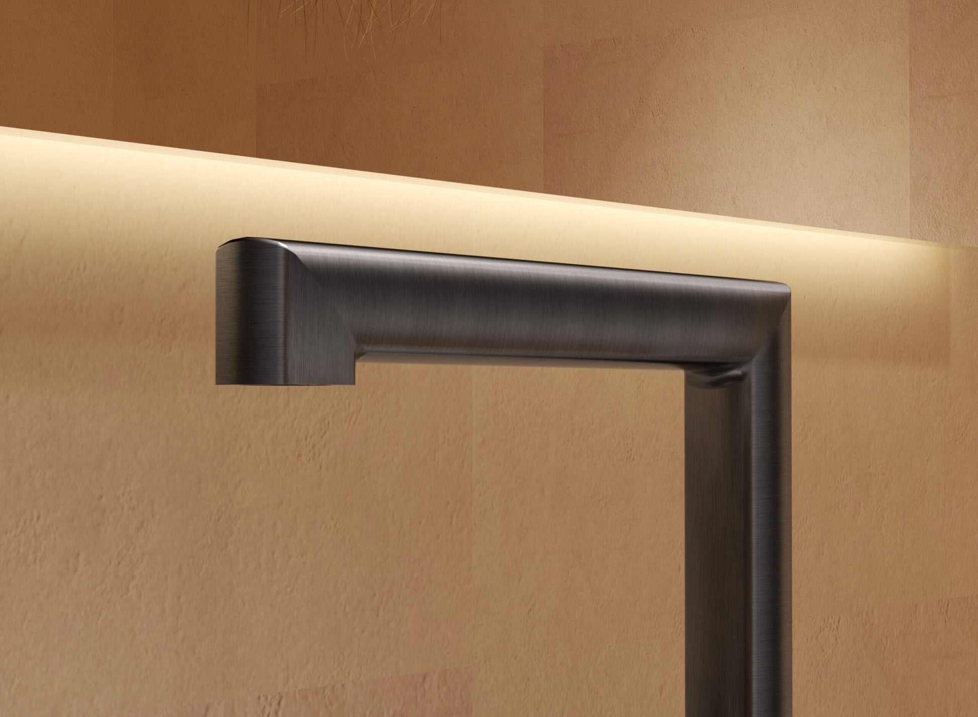 Détail mélangeur lavabo IMEX Firenze Black Gun Metal BAF065/BGM