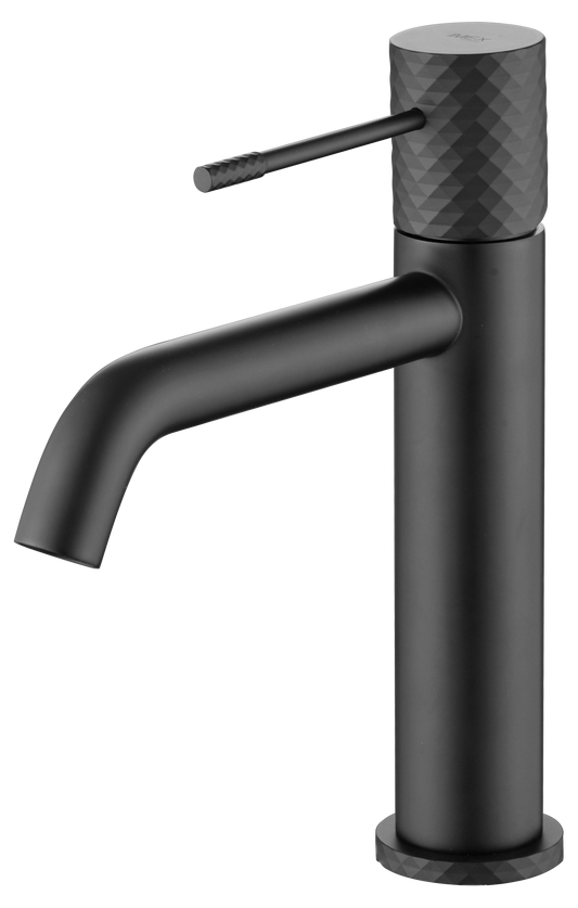 Mitigeur lavabo IMEX Génova Noir mat