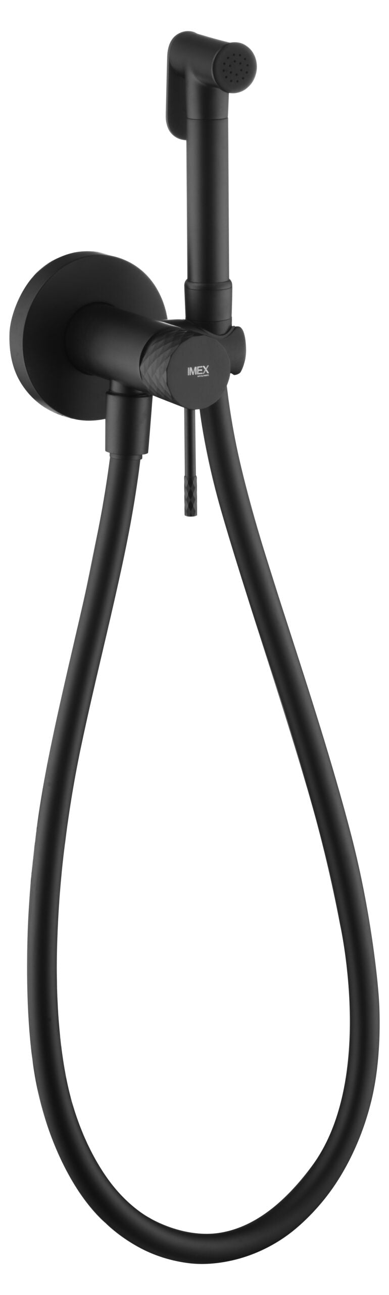 Robinet de bidet encastré IMEX Génova noir mat RDG053/NG