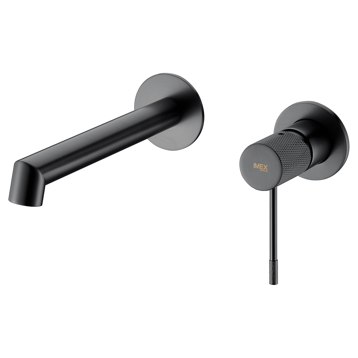 Mitigeur lavabo encastré IMEX Line Black Gun Metal