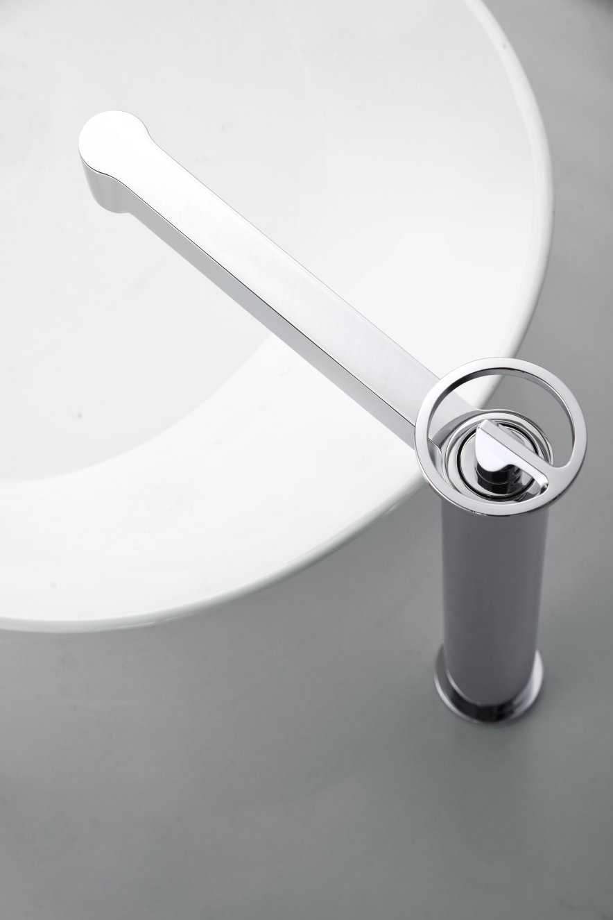 Photo ambiance mitigeur lavabo haut IMEX Olimpo Chrome
