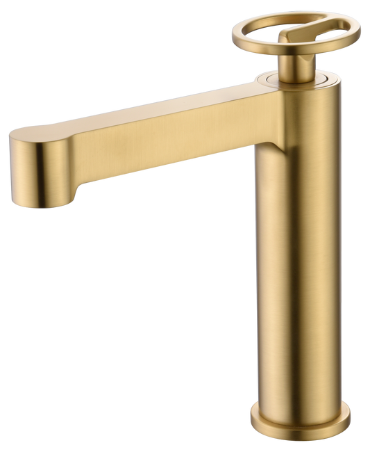 Mitigeur lavabo IMEX Olimpo Or brossé