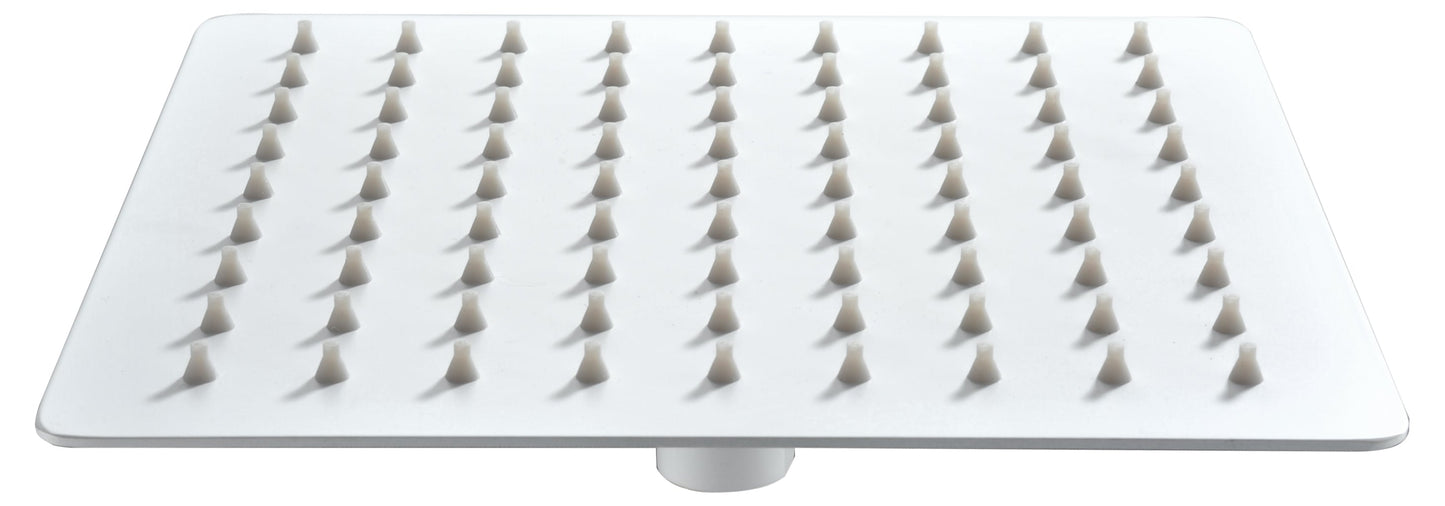 Pommeau carré IMEX 20 x 20 cm Blanc mat