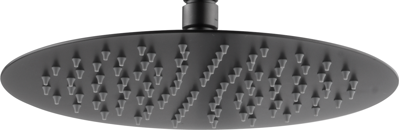 Tête de douche ronde IMEX 25 cm Black Gun Metal RDN002/BGM
