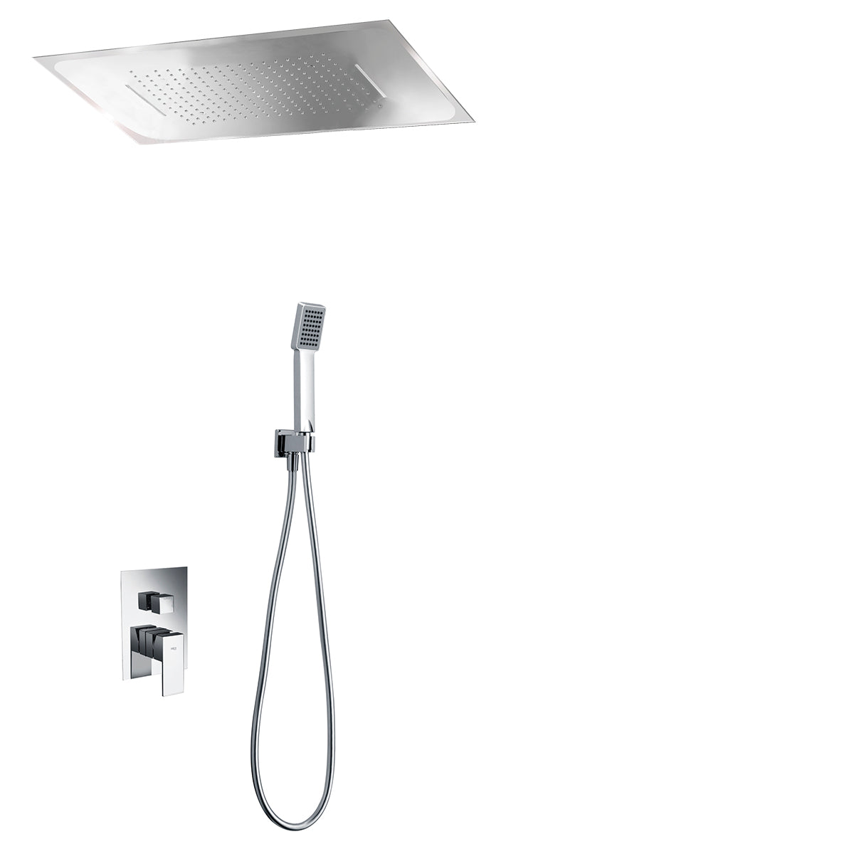 Ensemble de douche encastré IMEX Sumatra Chrome