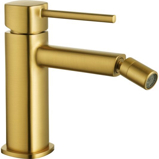 Mitigeur bidet IMEX Toscana or brossé BDT064-2OC