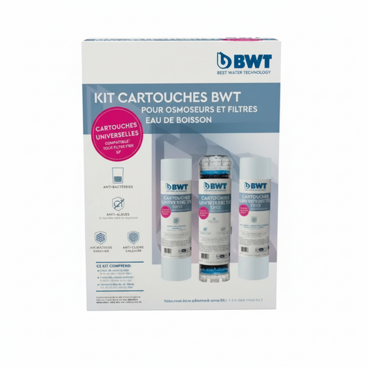 Kit cartouches BWT – Pour osmoseurs et filtres eau de boisson